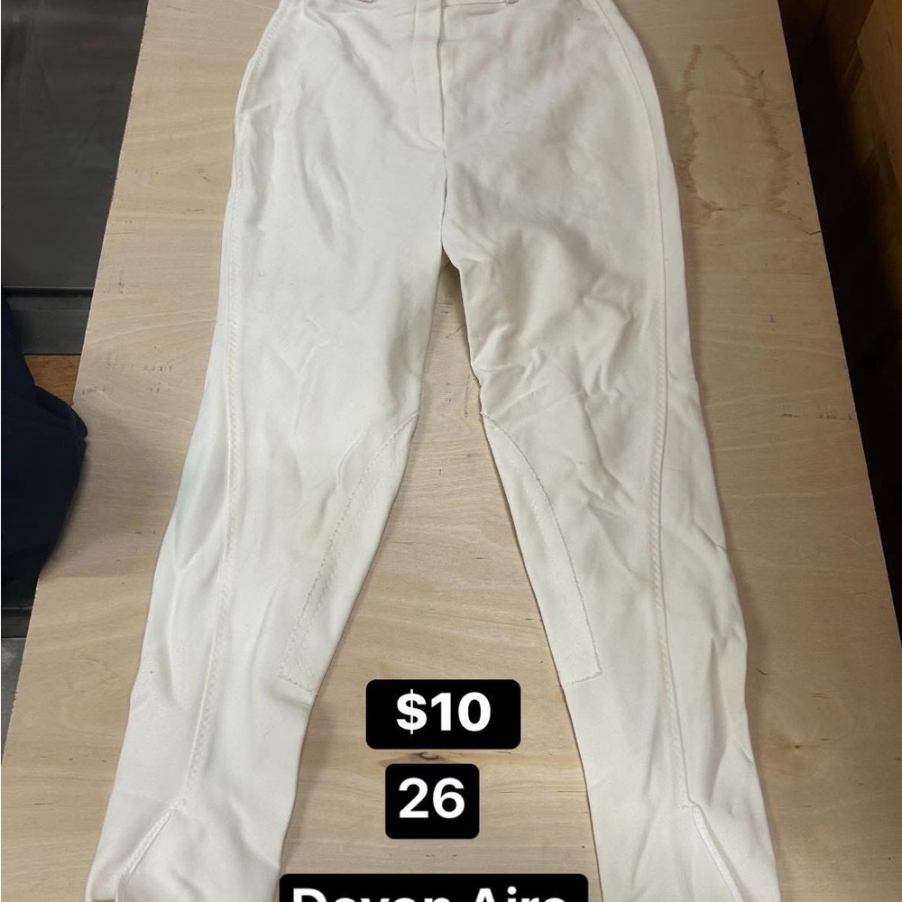 Devon Aire White Riding Pants